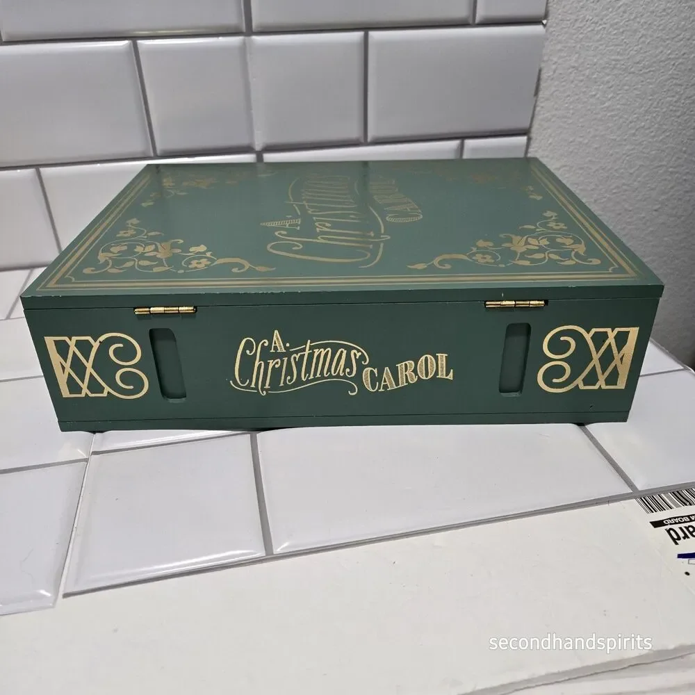 Target Bullseye’s Christmas 2025 A Christmas Carol Green Book Storage Box (NEW)